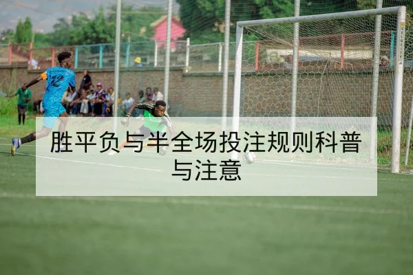 胜平负与半全场投注规则科普与注意